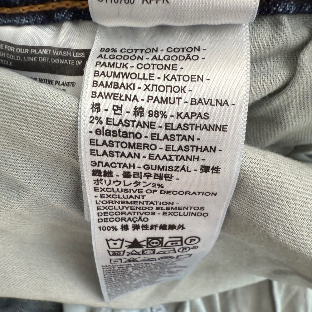 Levi Strauss Co 559 Mens Jeans W48 L28 (48x23) Blue Denim Relaxed Fit - Picture 10 of 10